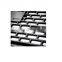 Car Grill for GMC 2014-2015 Sierra Front Bumper Upper Gloss Black Plastic Grille Automobile Grille high quality factory
