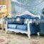 Royal Antique  Flannel Fabric Leather Couch Living Room Sofa Set Furniture In Prefab House