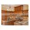 European style white oak standard doors custom natural wood storage kitchen cabinet set