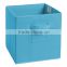 Blue colour Foldable Fabric Storage Bins/boxes 2-pack