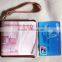 Multi-function Genuine Nappa Leather Pocket Coin Holder Purse with snap button