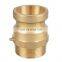 BRASS CAMLOCK COUPLINGS Aluminium Camlock Adapter Stainless Steel Type F Plug Camlock Fitting