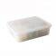 Plastic Storage Containers Square Food Storage Organizer Boxes With Lids for Refrigerator Fridge Cabinet Desk