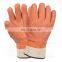 Heavy Duty Short Black PVC Chips Palm Coated Safety Work Gloves
