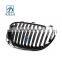 Semi-Chrome Grille Front Bumper Kidney Grill for bmw 5 Series E60 51137027061