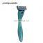 Private Label Long Handle Eco Six Blade Razor Mens System Shaving Razor