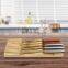 Kitchen Bamboo Knife Block Holders 12 Knives Drawer Organizer And Holder In-Drawer