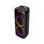 ZQS10209 super power 50W wireless 10-inch*2  bass sound wholesale party speaker with colorful lights