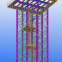 Cheap customized size and height hot-dip galvanized steel structure frame elevated water tank tower