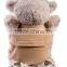 plush bear cover for hot water rubber bottle /Stuffed bear cover for hot water bottle