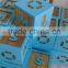 wooden christmas decoration cube block puzzle wooden
