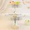 AN360 ANPHY Noble Real Silver Plating Cake Dessert Wedding Decoration Two Sizes Eight Inches Metal Plate Tray Holder Stock