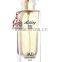 Unique clear 50ml perfume glass bottle