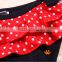 manufacturer red polka dot girs swimwear Swimsuit kid for baby girls