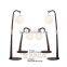 white guest room floor lamp in wood