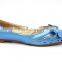pointed toe Hollow out casual shoes with flower flat shoe
