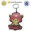 New arrival custon design business gift 3d soft pvc keychain for souvenir