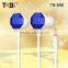2014 promotion earphone factory manufacturer cell phone laptop Tablet PC electroplate in-ear earphones