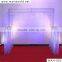 Hight quality! wedding crystal arch silver decorative wedding stage for party and wedding decoration(MAH-002)