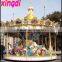 Interesting Amusement Park Equipment ceramic carousel with led