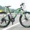 27 speed 26 inches mountain bicycle high carbon steel frame teenager double disc brake