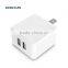 2016 portable 2 ports multiport travel dual usb external charger
