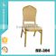 Hotel stacking banquet chair / gold banquet chair