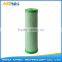 Compressed activated carbon water filter cartridge Green Color