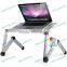 Portable standing writing desks laptop table on the bed