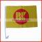 Indoor polyester flag,30*45cm flag,Chile car flag with plastic pole