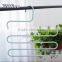 High quality S-shape metal pants rack Hangers Wardrobe 5 Tiers Metal Rack