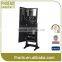 Advanced living room cabinet furniture black cheval mirrored armoire jewelry cabinet