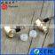 Gold 3D Audio Dual driver audiophile custom ear buds Metal Earphones