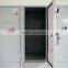 Golden small children clothes storage cabinet with mirror/metal kids toy cabinet
