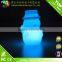 indoor modern battery operated funky table lamps rainbow color cordless USB rechargeable portable luminaire desk for hotel