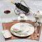 Pakistani stoneware dinner set 16 PCS flower decal