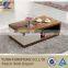 Living Room Furniture Tea Table Design,modern Wood and Glass Coffee Table With Storage