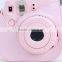 Factory high quality pink stylish leather Camera Bag in Dongguan