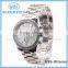 Custom design ladies bracelet watch with free logo printed