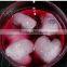 2015 new design 16 hearts lego ice mold silicone ice cube tray