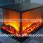 2 sided designer coffee table electric fireplac