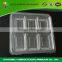 Transparent disposable plastic takeaway food container,wholesale container with lid