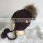 Wholesale Kids Hats Cute Crochet Pattern Woolen Yarn Hat