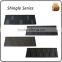 high quality 1340 1335 mm colorful sand stone coated metal roofing shingles/low cost stone coated steel roofing materials prices