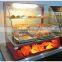 K100 Curved Glass Electric Food Warming Display Showcase