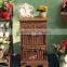 100% hand-made woven home furniture receive ark solid wooden livingroom cabinet