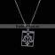 Fashion jewelry stainless steel pendant necklace with Sign Libra shape