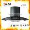 switch tempered glass chimney kitchen range hood