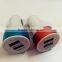OEM logo dual usb car charger 2 usb port 2.1a car charger
