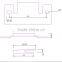 DLS D311 Sectional sofa connectors, conner sofa metal connector joint